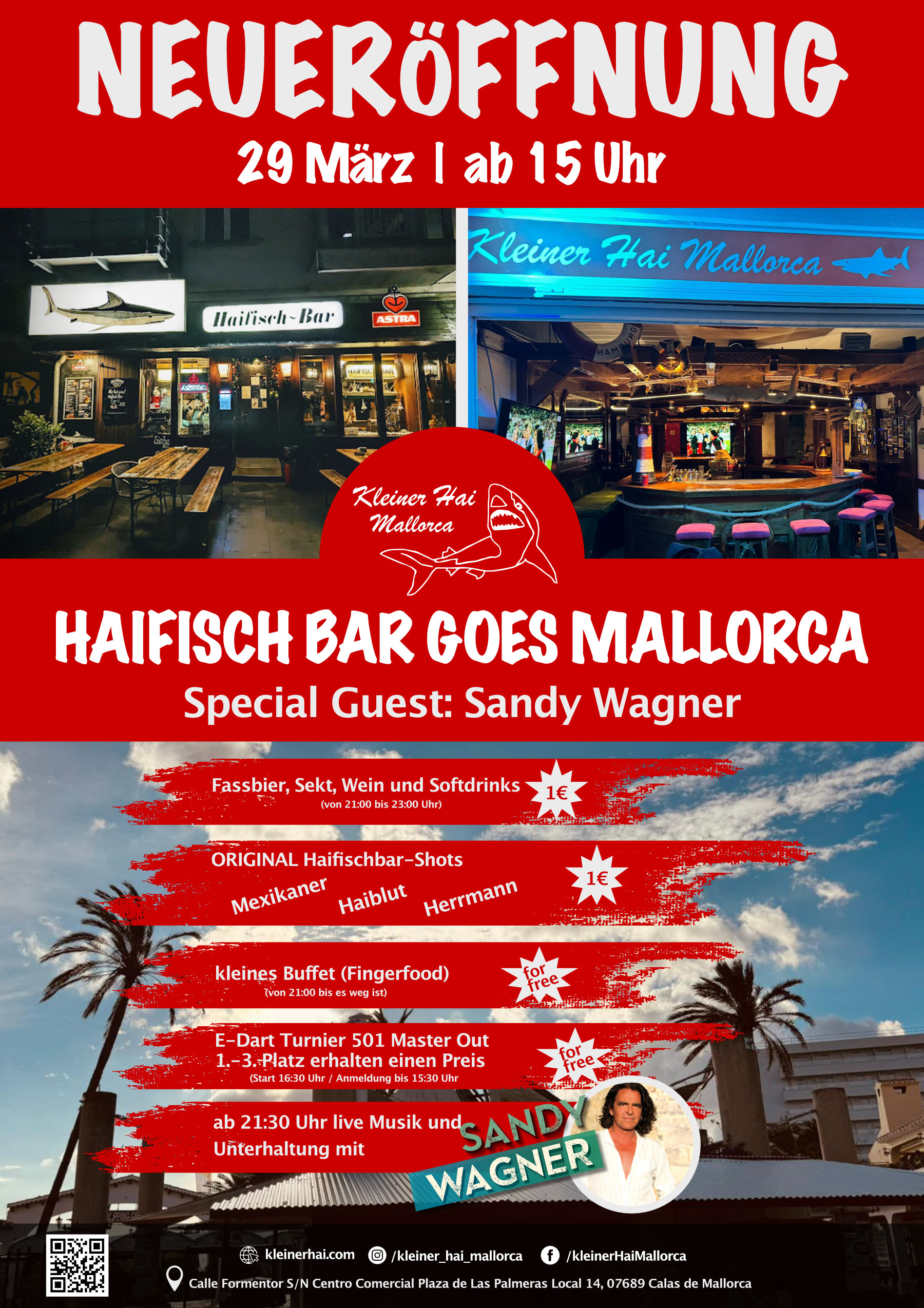 Plakat Plakat Neueröffnung - Kleiner Hai